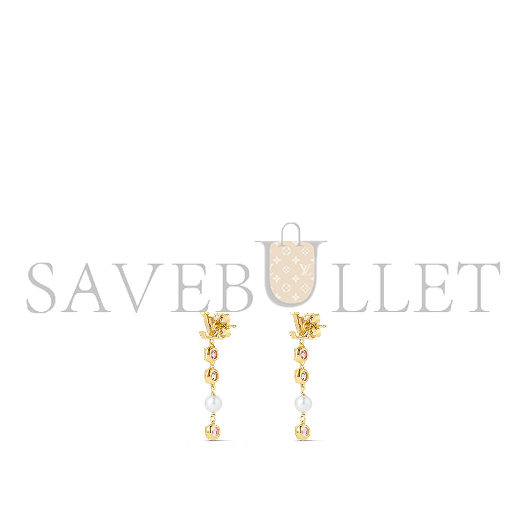 LOUIS VUITTON LV ICONIC TRESOR EARRINGS M01510